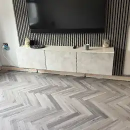 New Herringbone Flooring